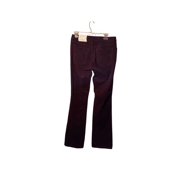 NWT, Ann Taylor, curvy boot burgundy wine, corduroyed pants, size 8 - Picture 1 of 5